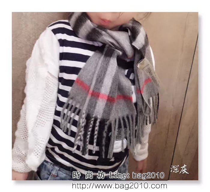 BURBERRY巴寶莉 原單正品 英倫巴格經典山羊絨圍巾 LLWJ6238